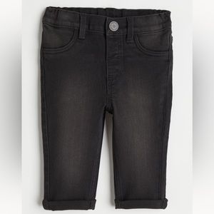 Baby Boy H&M Comfort Stretch Black Skinny Fit Jean size 6M